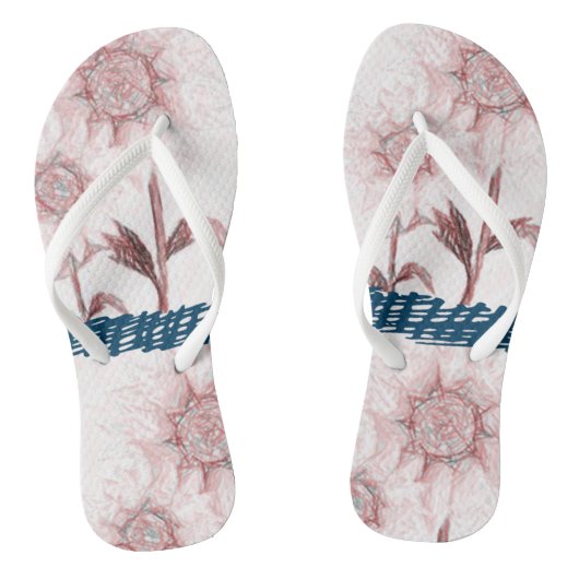 Teenslippers Floral (Voetbed)