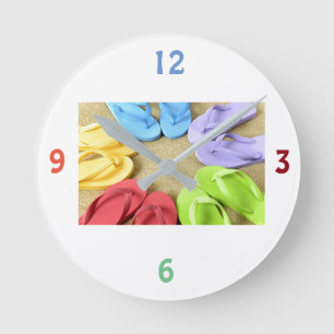***TEENSLIPPERS GALORE*** CLOCK RONDE KLOK