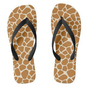 Teenslippers Giraffe Patroon