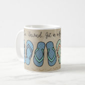 teenslippers - Koel Koffiemok (Voorkant links)