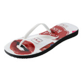 Teenslippers Lipstick (Schuin)