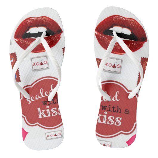 Teenslippers Lipstick (Voetbed)