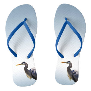 Teenslippers met blauwe herten