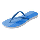 Teenslippers met blauwe strepen (Schuin)