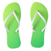 Teenslippers met groen scherm (Voetbed)