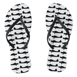 Teenslippers met kleine platenmafbeeldjes