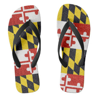Teenslippers onder de vlag van Glitter Maryland
