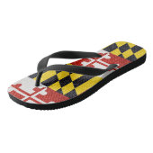 Teenslippers onder de vlag van Glitter Maryland (Schuin)