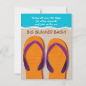 teenslippers op uitnodiging van de Beach Summer (Voorkant)