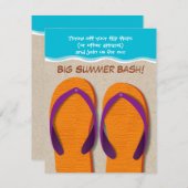 teenslippers op uitnodiging van de Beach Summer (Voorkant / Achterkant)