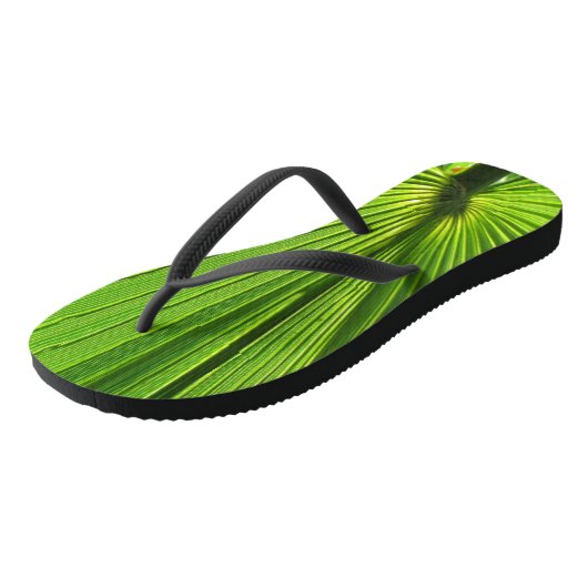 Teenslippers - Palmrond (Schuin)