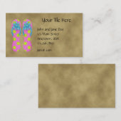 teenslippers profielkaart visitekaartje (Voorkant / Achterkant)