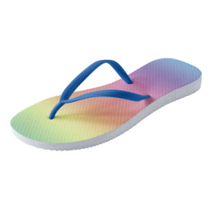 Teenslippers - Regenboogstrips
