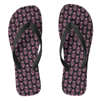 Teenslippers/roze Damask Teenslippers
