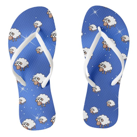 Teenslippers schapen (Voetbed)