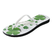 Teenslippers St. Patrick's Day (Schuin)