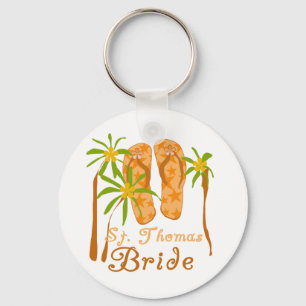 teenslippers St. Thomas Bride Sleutelhanger