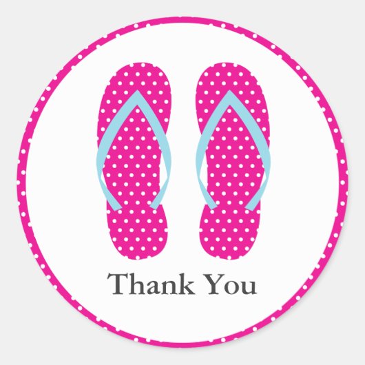 Teenslippers Stickers (Voorkant)