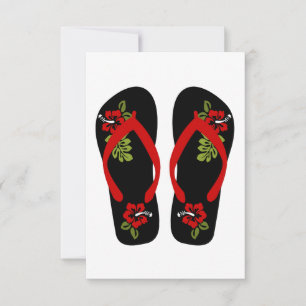 teenslippers Uitnodigingen
