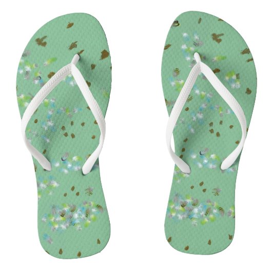 Teenslippers van bosvogels (Voetbed)