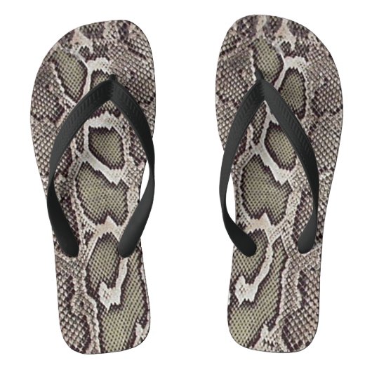 Teenslippers van de Constrictor Faux Boa (Voetbed)