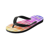 Teenslippers van de Regenboog van Girl HAMbWG (Schuin)