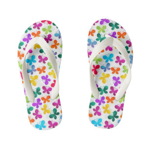 Teenslippers van de zomertong Butterflies