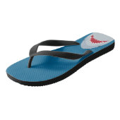 Teenslippers van haaien (Schuin)