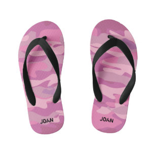 Teenslippers van het roze leger voor kinderen