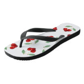 Teenslippers van kersen (Schuin)