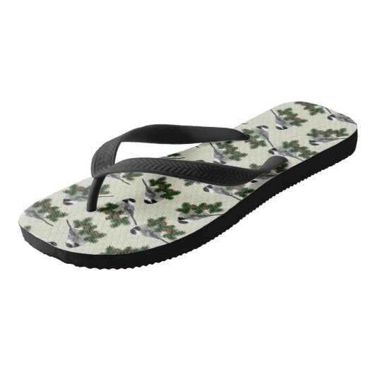 Teenslippers van kippen (Schuin)