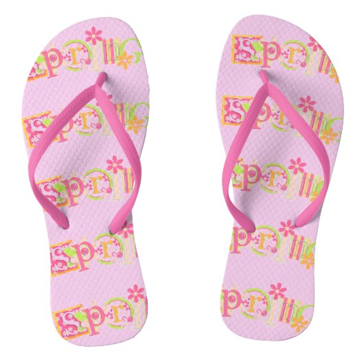 Teenslippers van lente-vrouwen (Voetbed)