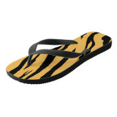 Teenslippers van tijgerstrepen (Schuin)