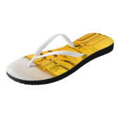 Teenslippers van wolbier (Schuin)
