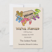 Teenslippers Verplaatsende Aankondiging (Voorkant)