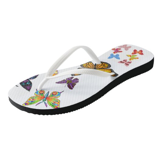 Teenslippers vlinder (Schuin)