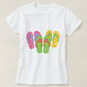 Teenslippers voor de zomer t-shirt