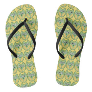 Teenslippers voor groene en gele orthoden