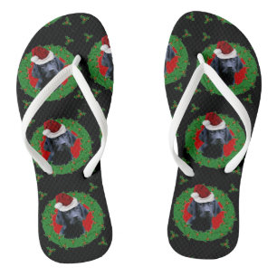 Teenslippers voor kerstlabrador Retriever