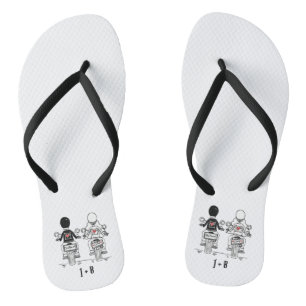 Teenslippers voor persoonlijke weduwschappen met f