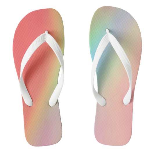 Teenslippers voor regenboog (Voetbed)