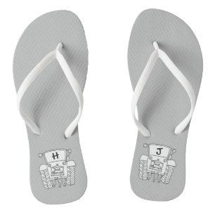 Teenslippers voor speciale landbruiloft