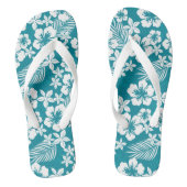 Teenslippers voor tropische afdrukken (Voetbed)