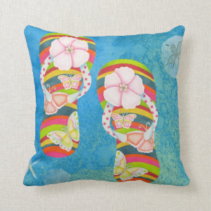 Teenslippers voor vlinders kussen