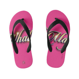 Teenslippers Whale Magic Hot Pink