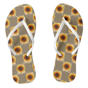 Teenslippers Zonnebloem