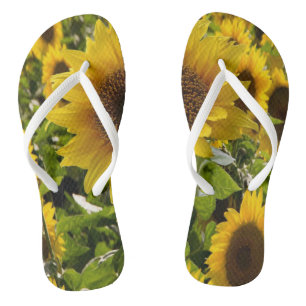 Teenslippers Zonnebloem