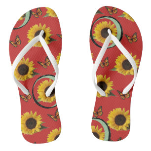 Teenslippers Zonnebloem
