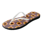 Teenslippers Zonnebloem (Schuin)