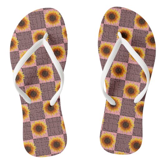 Teenslippers Zonnebloem (Voetbed)